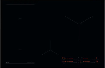 Индукционная стеклокерамич. панель AEG NII84B30AB