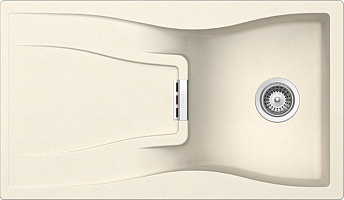 Мойка SCHOCK  Waterfall 45D  Cristadur (монтаж в один уровень со столешницей) магнолия