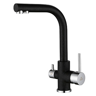 Смеситель Paulmark ESSEN Es213011-308 черный