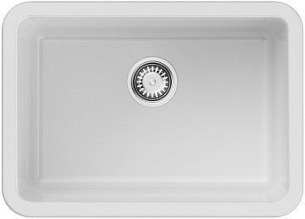 Мойка Omoikiri Torishima 67-U/I-WH Glossy Natceramic/белый