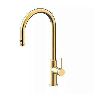 Смеситель Paulmark GALANT Ga213077-LG светлое золото