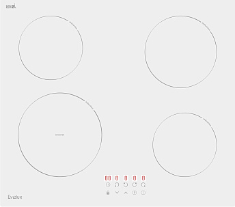 Варочная панель Evelux HEI 641 W