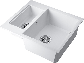 Кухонная мойка OMOIKIRI Sakaime 60-2-WH (арт.4993911) Кухонная мойка OMOIKIRI Sakaime 60-2-WH (арт.4993911)