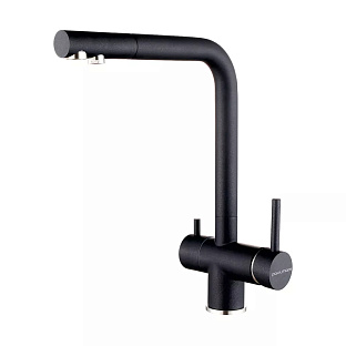 Смеситель Paulmark SKALEN Sk213020-BLM черный