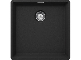 Мойка SCHOCK Brooklyn 50  Cristalite оникс (подстольный монтаж)