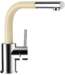 Смеситель Schock Nimbus-D , Cristadur, выдвижной излив хром/аворио