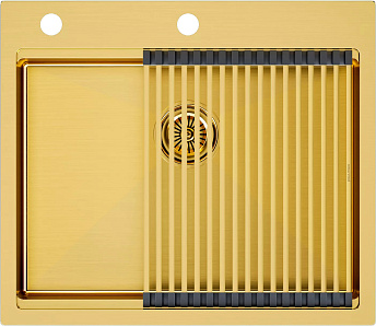 Мойка Paulmark KRONER-PRO 59 PM705951-BG брашированное золото