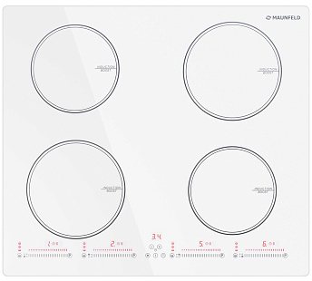 Индукционная стеклокерамич. панель Maunfeld CVI594SWH Индукционная стеклокерамич. панель Maunfeld CVI594SWH