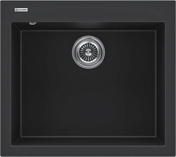 Мойка кухонная KUCHENSTERN OBEN 60 204BL20 Черный