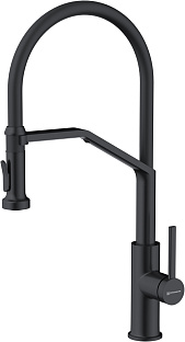 Смеситель Omoikiri Makkari 2 Plus-SB-GB-BL латунь/графит/черный