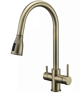 Смеситель Paulmark LANGE La214212-BR бронза