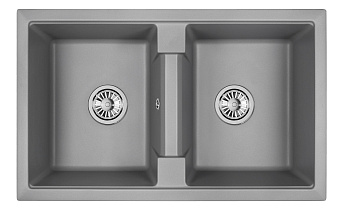 Мойка GRANULA 8101, АЛЮМИНИУМ