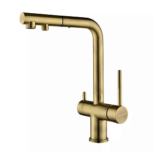 Смеситель Paulmark SERPENTINE Se213222-BR бронза