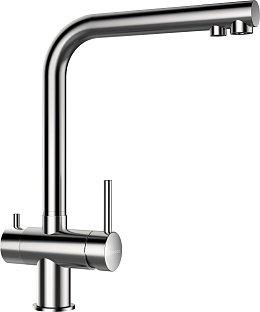 Смеситель Schock Vitus массив нерж.сталь