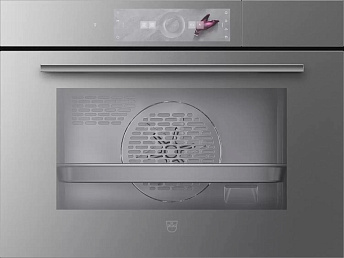 Паровой шкаф V-ZUG CombiSteamer V6000 45 платиновое стекло CS6T-23032