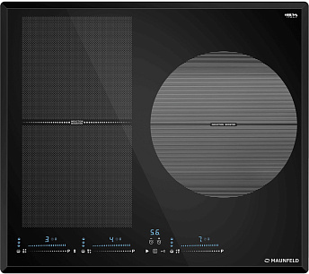 Индукционная стеклокерамич. панель MAUNFELD CVI593SFBK LUX