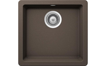 Мойка SCHOCK  Quadro 50 (N-100S) Cristalite 450x430 (подстольный монтаж) мокка