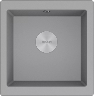 Мойка Paulmark GERA 50 PM104546-GRM серый металлик