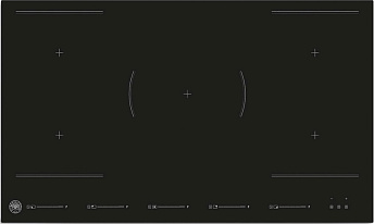 Индукционная стеклокерамич. панель  Bertazzoni P905I2M30NV Чёрное стекло