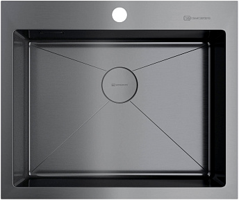 Мойка Omoikiri Akisame 59-GM нерж.сталь/вороненая сталь(арт.4973096)