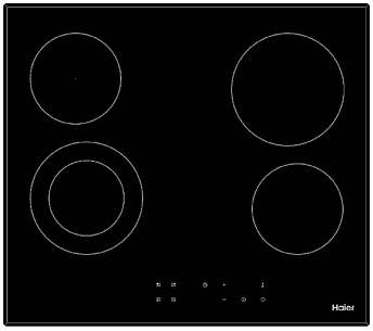 Варочная поверхность Haier HHX-C 64 DVB Варочная поверхность Haier HHX-C 64 DVB