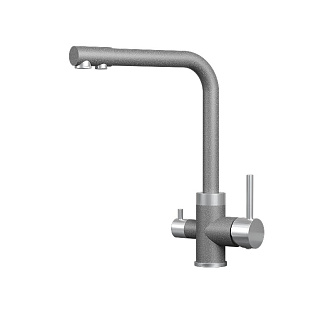 Смеситель GRANULA 5015, ГРАФИТ