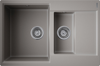 Мойка Daisen 78-2T-GR Tetogranit/Leningrad grey(арт.4993585)