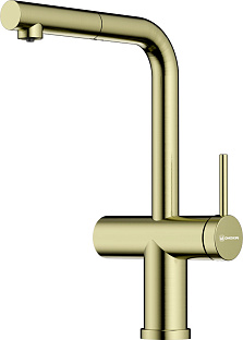 Смеситель Omoikiri Karatsu-S-LG латунь/светлое золото (арт.4994612)