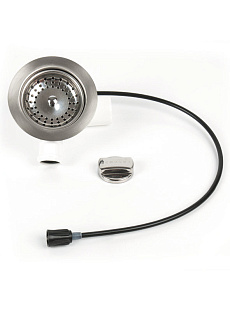 Отводная арматура с клапаном-автоматом для Quadro 50/60 (хром,пластик) Отводная арматура с клапаном-автоматом для Quadro 50/60 (хром,пластик)