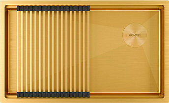 Мойка Paulmark NEXT-PRO 74 UNI PM707445-BG брашированное золото