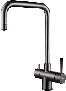 Смеситель Paulmark WETTER We213030-GM вороненая сталь