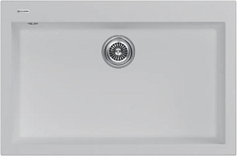 Мойка кухонная KUCHENSTERN OBEN 80 205WH20 Белый