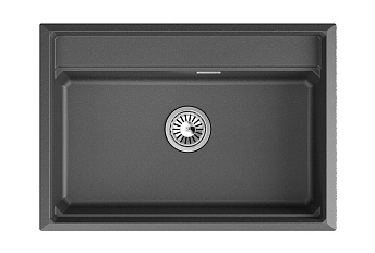 Мойка GRANULA Kitchen Space 7301i, ШВАРЦ