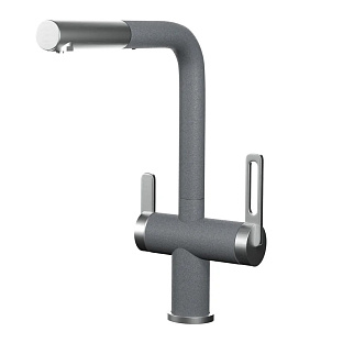 Смеситель GRANULA 8170, ГРАФИТ