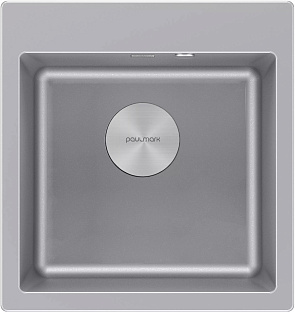 Мойка Paulmark KANTE 50 PM105152-GRM серый металлик