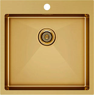 Мойка Paulmark KRONER 51 PM215151-BG брашированное золото