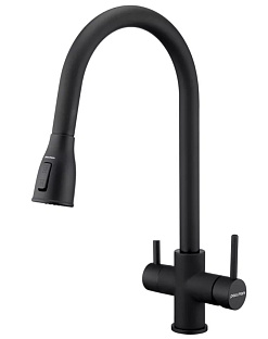 Смеситель Paulmark LANGE La214212-AN антрацит