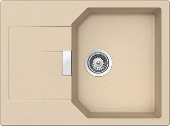 Мойка SCHOCK  Manhattan 45 D Cristalite корз.клапан лунный камень