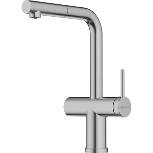 Смеситель Omoikiri Karatsu-S-BN латунь/нержавеющая сталь (арт.4994589)