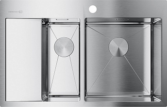 Мойка Akisame 78-2-IN-R нерж.сталь/нержавеющая сталь(арт.4973063) Мойка Akisame 78-2-IN-R нерж.сталь/нержавеющая сталь(арт.4973063)