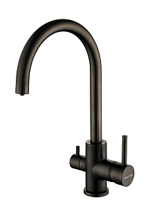 Смеситель Paulmark ESSEN Es213211-GM вороненая сталь