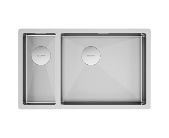 Мойка Paulmark NEXT 69/2S UNI PM226944-BSR брашированная нерж.сталь