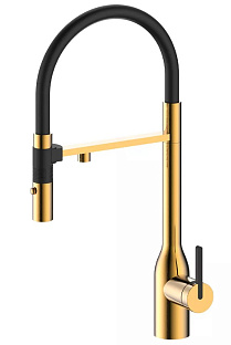 Смеситель Paulmark MAGNETO ONE Ma213188-BG брашированное золото