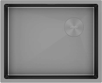 Мойка Paulmark NEXT-SKEW 54 UNI PM885444-MG матовый серый