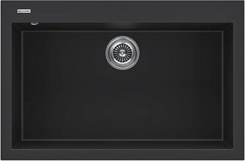 Мойка кухонная KUCHENSTERN OBEN 80 205BL20 Черный