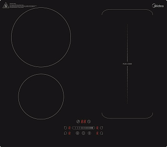 Индукционная стеклокерамич. панель Midea MIH65700F