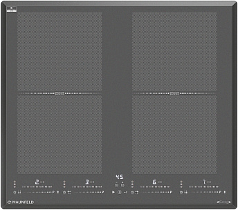 Индукционная стеклокерамич. панель MAUNFELD CVI594SF2DGR Inverter