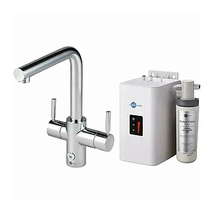 Смеситель InSinkErator L хром + бак с фильтром и кипячением