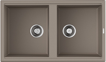 Мойка Omoikiri Tedori 86-2-SA Tetogranit/бежевый