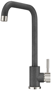 Смеситель GRANULA Standart ST-4033, ГРАФИТ